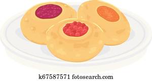 Food Kolach Easter Illustration Food Kolach Easter Illustration