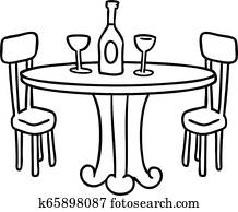 Dinner Table Clip Art and Illustration. 18,320 dinner ...
