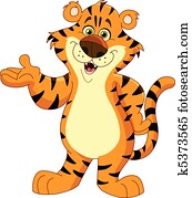 Cheerful tiger Cheerful tiger