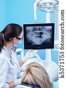 Dental X-ray of the patient Dental X-ray of the patient