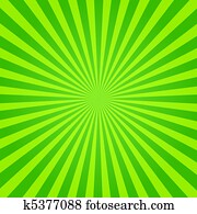 Green and Yellow Sunburst Green and Yellow Sunburst