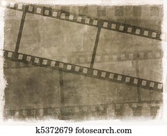 Grunge film strip background