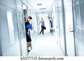 Office corridor