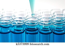 pesquisa médica, tubos teste