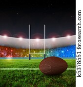 Rugby penalty kick - Night Rugby penalty kick - Night