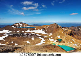 Volcanic landscape, New Zealand
