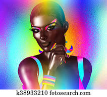 אמריקאי אפריקני, עצב, יופי