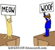 Dog and cat Dog and cat
