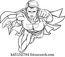 Flying Super Hero Flying Super Hero
