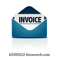 invoice with envelope invoice with envelope