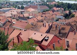 Ptuj, town on the Drava River banks, Lower Styria Region, Slovenia