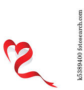 Red elegant heart Red elegant heart