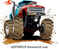 Cartoon Monster Truck Cartoon Monster Truck