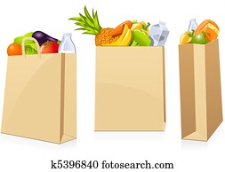 Grocery shopping bags Grocery shopping bags