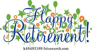 Happy Retirement Banner or Sign Happy Retirement Banner or Sign