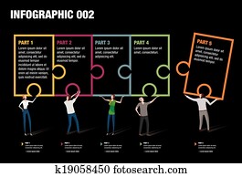 Puzzle Infographic Puzzle Infographic