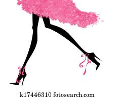 Sexy Legs Running in High Heels Sexy Legs Running in High Heels