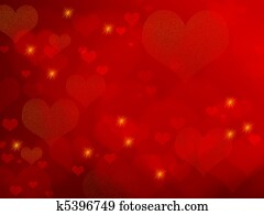 Valentine background - red hearts Valentine background - red hearts