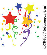 Vector illustration confetti Vector illustration confetti