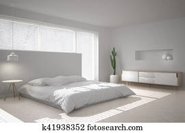 White minimal bedroom White minimal bedroom