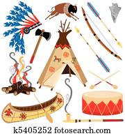 American Indian Clipart Icons American Indian Clipart Icons