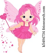 Cute little baby Love fairy