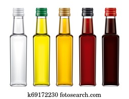 Download Vinegar bottles Stock Illustration | kjo0019 | Fotosearch