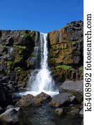 Icelandic waterfall Icelandic waterfall