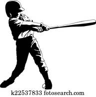 jungendlicher, liga, baseball, hitter jungendlicher, liga, baseball, hitter