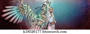 Light Angel 3d CG Light Angel 3d CG