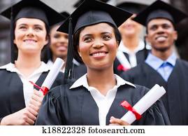 אופטימי, צעיר, אוניברסיטה, מסיים