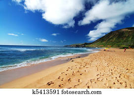 شاطئ الغروب هونولولو هاواي ألبوم الصور K6747473 Fotosearch