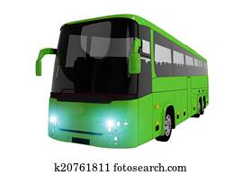 Green Coach Bus Green Coach Bus