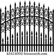 Iron fence Iron fence
