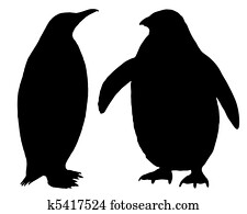 Penguin Silhouette Penguin Silhouette