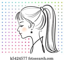 beautiful woman face beautiful woman face