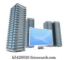 Hosting Server Farm and monitor Hosting Server Farm and monitor