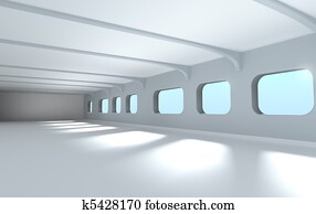 Modern architecture interior 3d Modern architecture interior 3d
