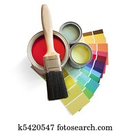 paint pot and swatches paint pot and swatches
