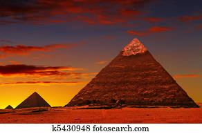 エジプトのピラミッド ストックイメージ K Fotosearch