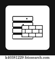 保証ゲート において 空港 アイコン 単純である スタイル イラスト K Fotosearch