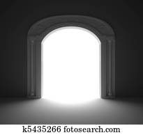 arqueado, porta arqueado, porta