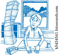 berg, van, schrijfwerk