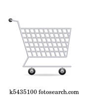 carro de compras, icono