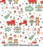 Christmas Seamless pattern Christmas Seamless pattern