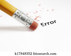 erro, correção