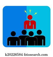 forretningsmann, sint