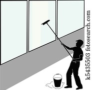 Large window washer Large window washer