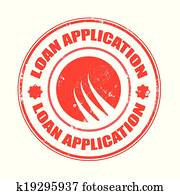 loan application stamp
