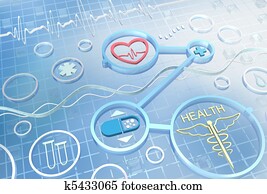 Medicine - abstract background Medicine - abstract background